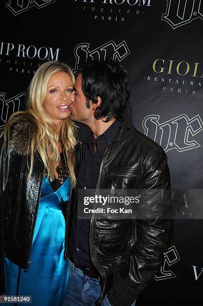 Filip Nicolic from the 2Be3 and Valerie attend the New VIP Room Theater Opening Party VIP Room Scala Theater on September 26, 2008 in Paris, France.