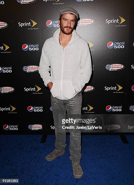 Actor Balthazar Getty attends Auto Club Speedway's Pepsi 500 at The Roosevelt Hotel on October 7, 2009 in Hollywood, California.