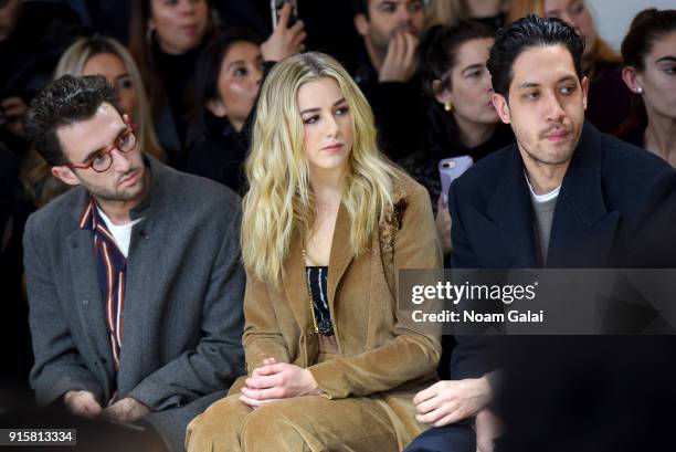 Dancer Chloe Lukasiak attends the front row for Noon by Noor during New York Fashion Week: The Shows at Gallery II at Spring Studios on February 8,...