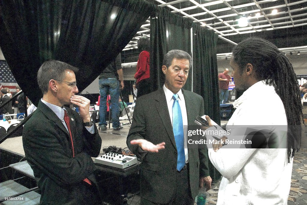 Governor Brownback At Election Event