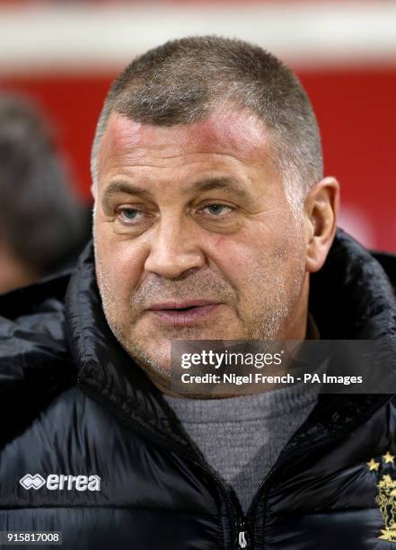 Wigan Warriors head coach Shaun Wane