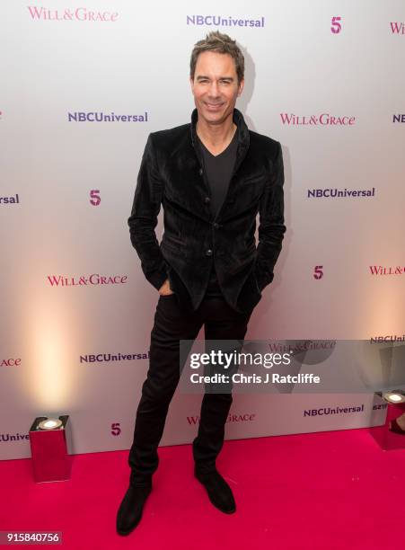 Eric McCormack from Will & Grace during a BAFTA screening plus Q&A at BAFTA on February 8, 2018 in London, England.
