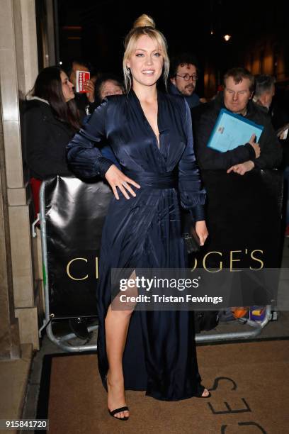 Camilla Kerslake attends the Evening Standard British Film Awards at Claridges Hotel on February 8, 2018 in London, England.