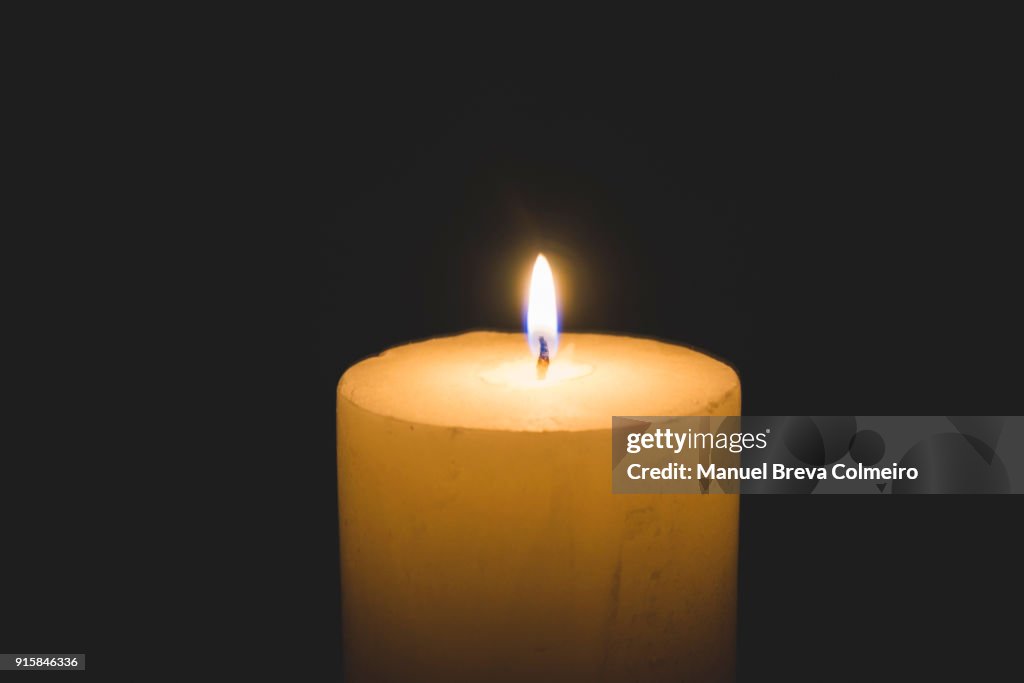 Burning candle