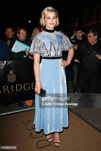 Stefanie Martini attends the Evening Standard British Film Awards at Claridges Hotel on February 8, 2018 in London, England.