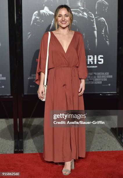 Actress Briana Evigan attends the premiere of 'The 15:17 to Paris' at Warner Bros. Studios on February 5, 2018 in Burbank, California.