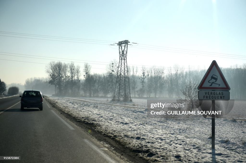 FRANCE-WEATHER-SNOW