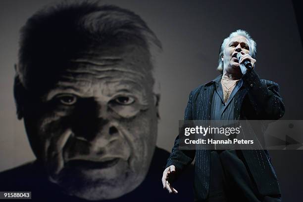 John Rowles performs on stage during the 2009 Vodafone Music Awards at Vector Arena on October 8, 2009 in Auckland, New Zealand.