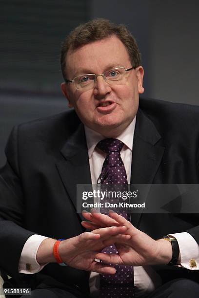 Shadow Secretary of State for Scotland David Mundell speaks at the Conservative Party Conference on October 8, 2009 in Manchester, England. David...