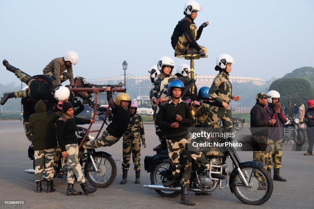 The 69th Republic Day Parade Practice