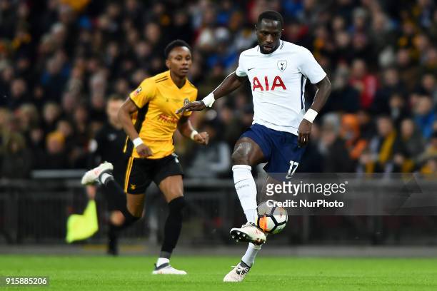 Tottenham Hotspur's Moussa Sissoko in action during the FA Cup Fourth Round replay match between Tottenham Hotspur and Newport County at Wembley...