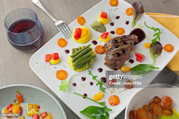 duck brest cooked sous vide - 1956 2018 stock pictures, royalty-free photos & images