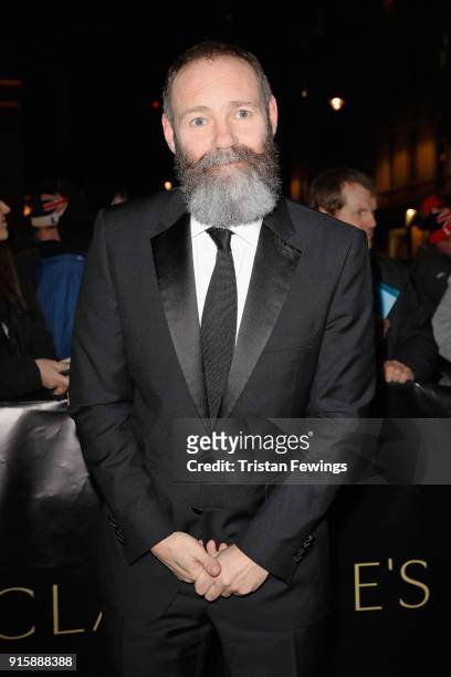 Francis Lee attends the Evening Standard British Film Awards at Claridges Hotel on February 8, 2018 in London, England.