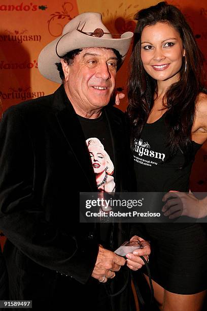Molly Meldrum arrives for The Black Eyed Peas Wrap Party at the Palms at Crown on October 8, 2009 in Melbourne, Australia.