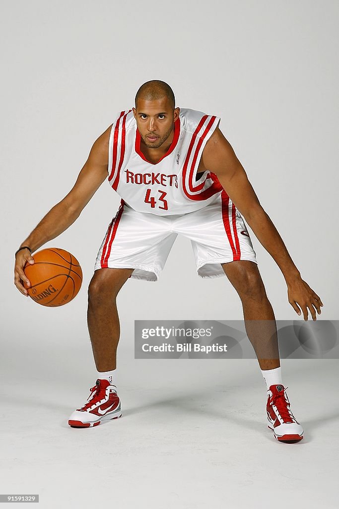 Brian Reeves Houston Rockets Brian Cook of the Houston Rockets poses for a portrait during 2009 ...