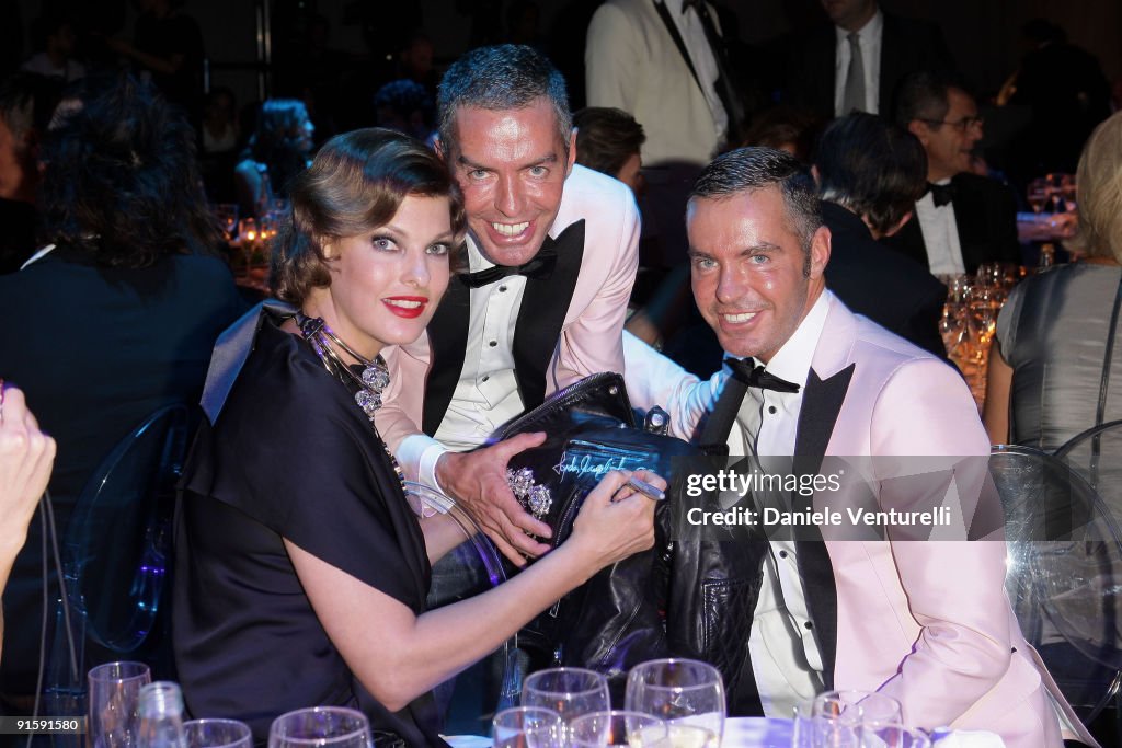 AmfAR's Inaugural Milan Fashion Week Event - Dinner