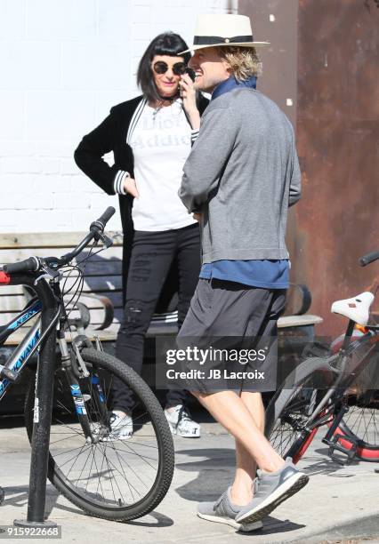 Owen Wilson is seen on February 08, 2018 in Los Angeles, California.