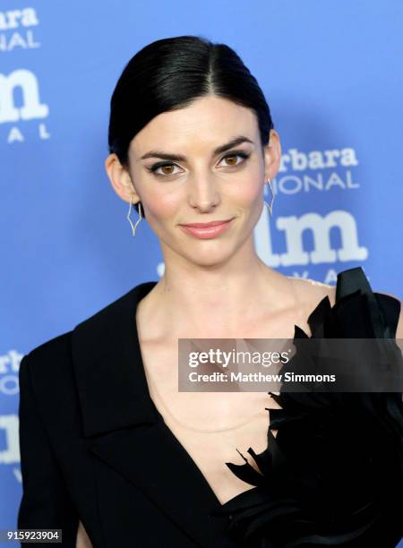 Actress Rachele Schank at The American Riviera Award Honoring Sam Rockwell during The 33rd Santa Barbara International Film Festival at Arlington...