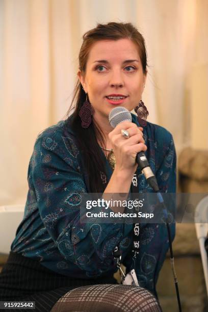 Director Terje Toomistu speaks at the International Filmmakers Seminar during The 33rd Santa Barbara International Film Festival at The Lobero...