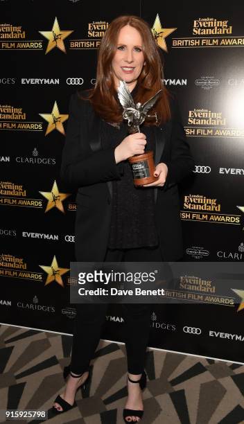 Catherine Tate poses at the London Evening Standard British Film Awards 2018 at Claridge's Hotel on February 8, 2018 in London, England.