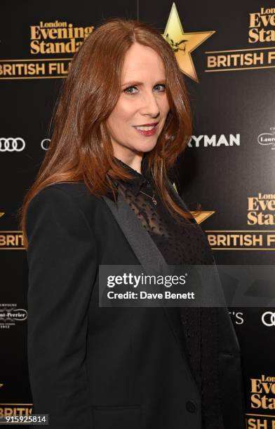 Catherine Tate poses at the London Evening Standard British Film Awards 2018 at Claridge's Hotel on February 8, 2018 in London, England.