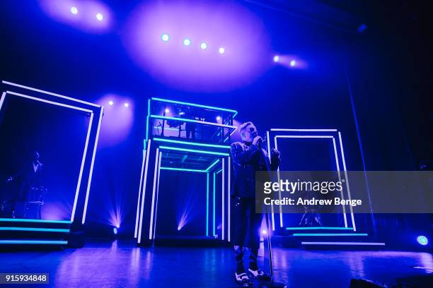 Vince Clarke and Andy Bell of Erasure perform at O2 Apollo Manchester on February 8, 2018 in Manchester, England.
