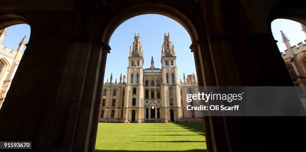 General view of All Souls College in Oxford city centre as Oxford University commences its academic year on October 8, 2009 in Oxford, England....
