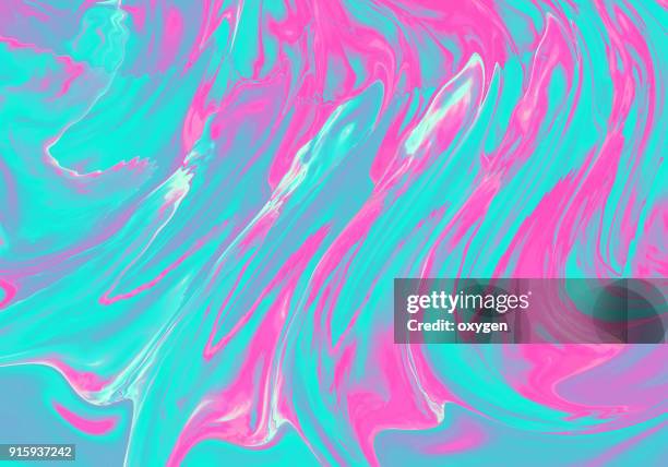 abstract marble waves effect painting - trippy ストックフォトと画像