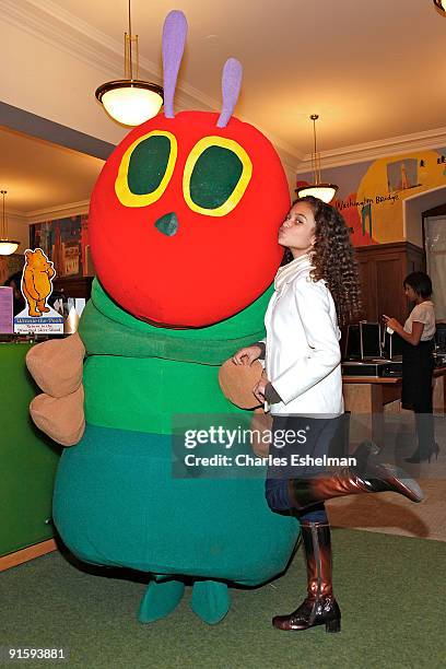 Actress Madison Pettis attends Jumpstart's 4th Annual National Read for the Record Day at The New York Public Library on October 8, 2009 in New York...