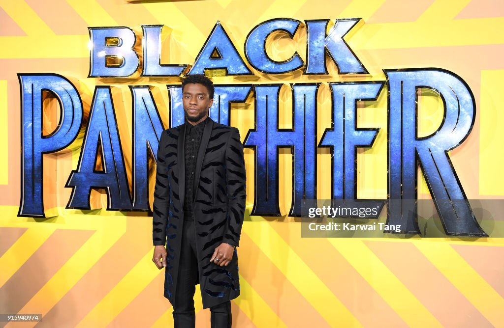 'Black Panther' European Premiere - Red Carpet Arrivals