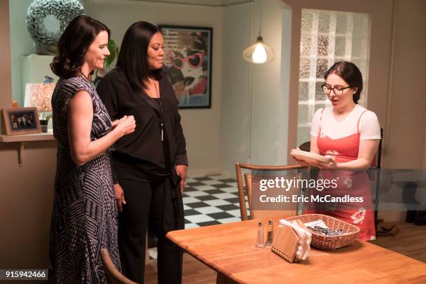 Dinner Party" - When Esther invites a lesbian couple from her building over for a dinner party to convince them to become her mentors, Benji has to...