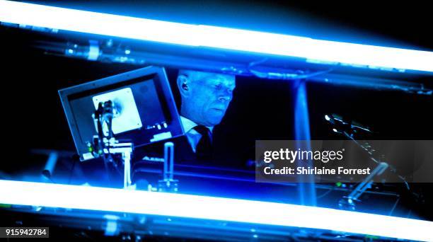 Vince Clarke of Erasure performs live on stage at O2 Apollo Manchester on February 8, 2018 in Manchester, England.