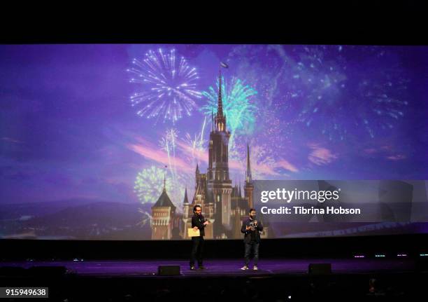 Roger Durling and Adrian Molina attend the screening and Q&A of 'Coco' at the 33rd annual Santa Barbara International Film Festival at Arlington...