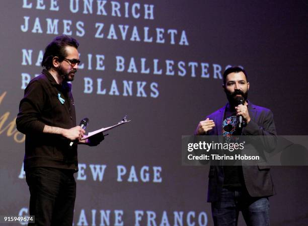 Roger Durling and Adrian Molina attend the screening and Q&A of 'Coco' at the 33rd annual Santa Barbara International Film Festival at Arlington...