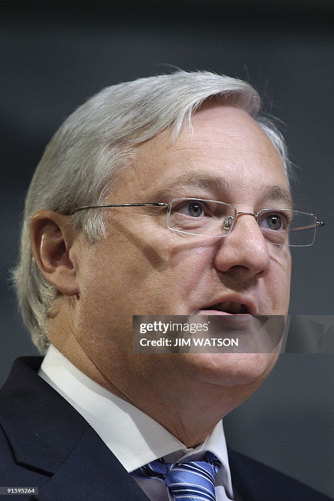 Royal Dutch Shell CEO Peter Voser speaks on