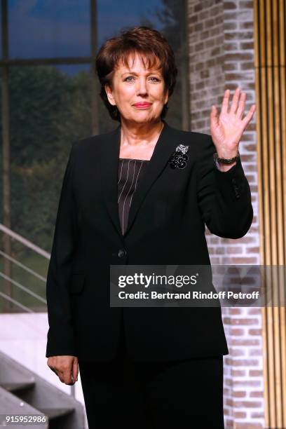 Roselyne Bachelot performing in "Vaginal Monologues - Les Monologues du Vagin"; She will play the "Vaginal Monologues - Les Monologues du Vagin" at...