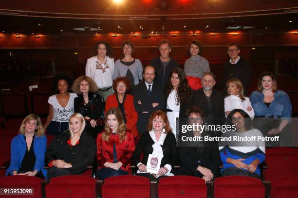 Members and actors of the Festival : Top Row Delphine Horvilleur, Emma la Clown, Charles Berlng, Stephanie Bataille, Alain Fromager; Middle Row...