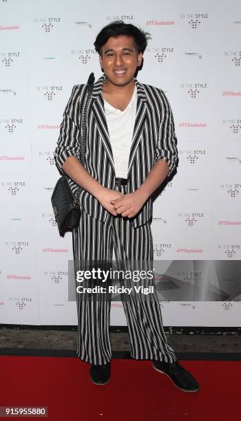 Raghav Tibrewal attends In The Style TOTES OVER IT Valentine's Party at Libertine on February 8, 2018 in London, England.