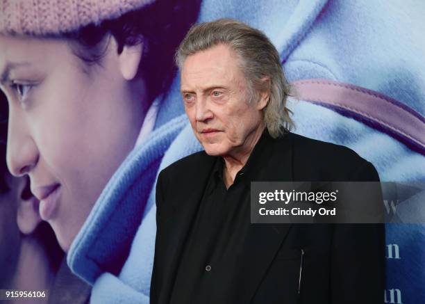 Christopher Walken attends the Special Screening of the Netflix Film "Irreplaceable You" at The Metrograph on February 8, 2018 in New York City.