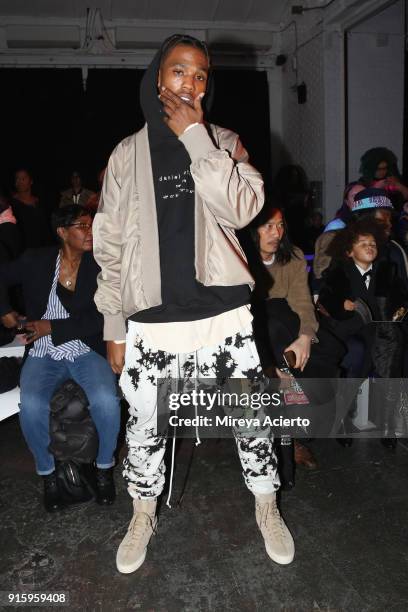 Recording artist B. Smyth attends the Ceremony: Xuly.Bet x Mimi Prober x Hogan McLaughlin front row during New York Fashion Week presented by First...