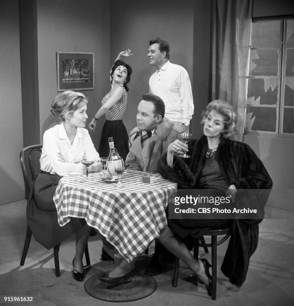 Television dramatic anthology series, Buick Electra Playhouse features a television adaptation of Ernest Hemingways The Fifth Column. Pictured from...