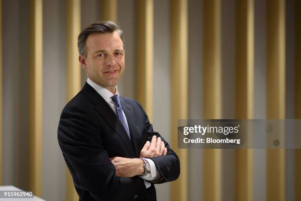 Karsten Kallevig, chief executive officer of Norges Bank Investment Management, poses for a photograph in Tokyo, Japan, on Wednesday, Feb. 7, 2018....