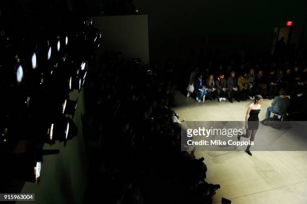 Models walk the runway at the Adam Selman show during New York Fashion Week: The Shows - Day 1 on February 8, 2018 in New York City.