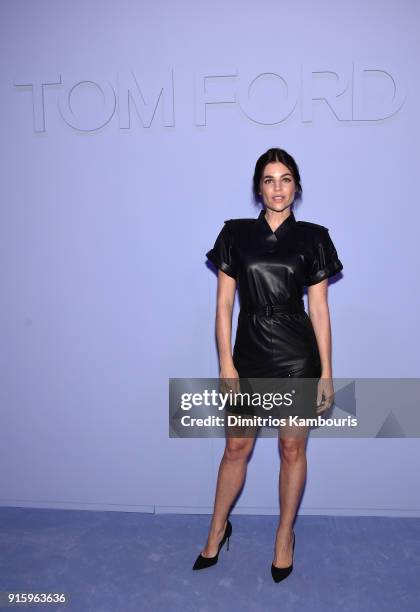 Julia Restoin Roitfeld attends the Tom Ford Fall/Winter 2018 Women's Runway Show at the Park Avenue Armory on February 8, 2018 in New York City.