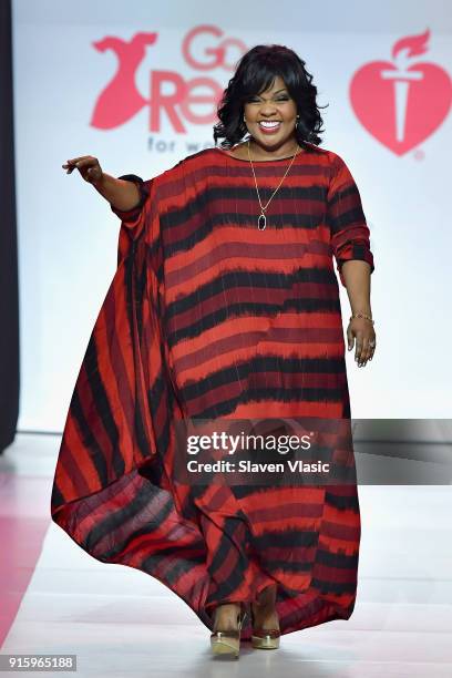 Singer CeCe Winans onstage at the American Heart Association's Go Red For Women Red Dress Collection 2018 presented by Macy's at Hammerstein Ballroom...