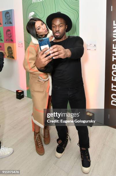 Bridget Kelly attends the BET NETWORKS Hosting of the Opening Night Reception For "THE MUSEUM OF MEME" In Celebration Of "THE BET SOCIAL AWARDS" at...