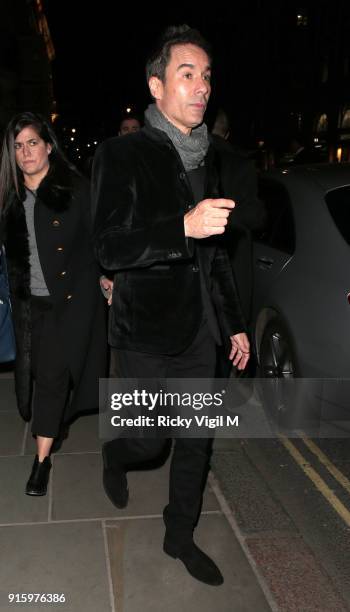 Eric McCormack leaving BAFTA after Will & Grace - TV screening / Q&A on February 8, 2018 in London, England.