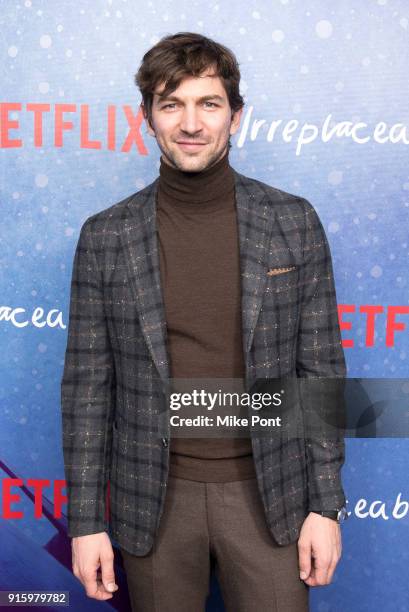 Michiel Huisman attends the "Irreplaceable You" New York screening at Metrograph on February 8, 2018 in New York City.