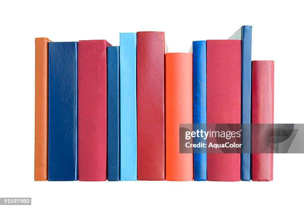 books - books on shelf stockfoto's en -beelden