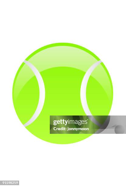 Tennis Ball High-Res Vector Graphic